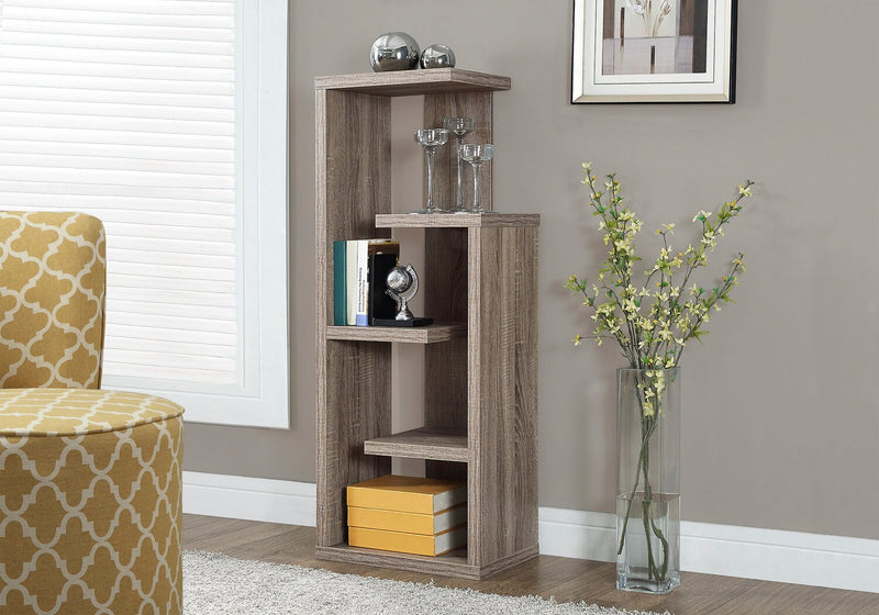 Hayley 18.5\"  4-Shelf Open Bookcase - Taupe