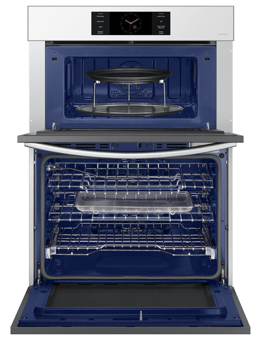 Samsung 30\" 7 Cu. Ft. Electric Micowave Combination Wall Oven - White - NQ70CB700D12AA