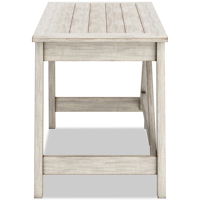Carynhurst 60.13\" Office Desk with 2-Drawers - Whitewash