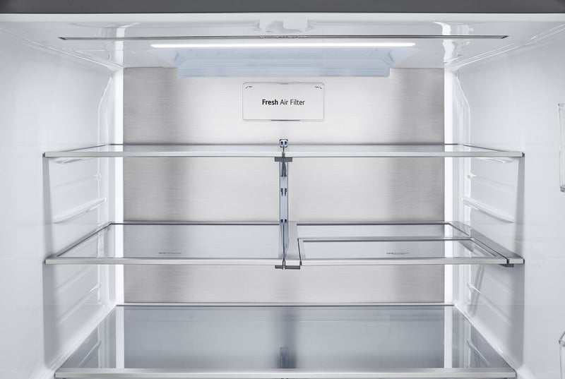LG 36\" 31 Cu. Ft. French-Door Standard-Depth MAX™ Refrigerator - Smudge Proof Stainless Steel - LRYXS3106S