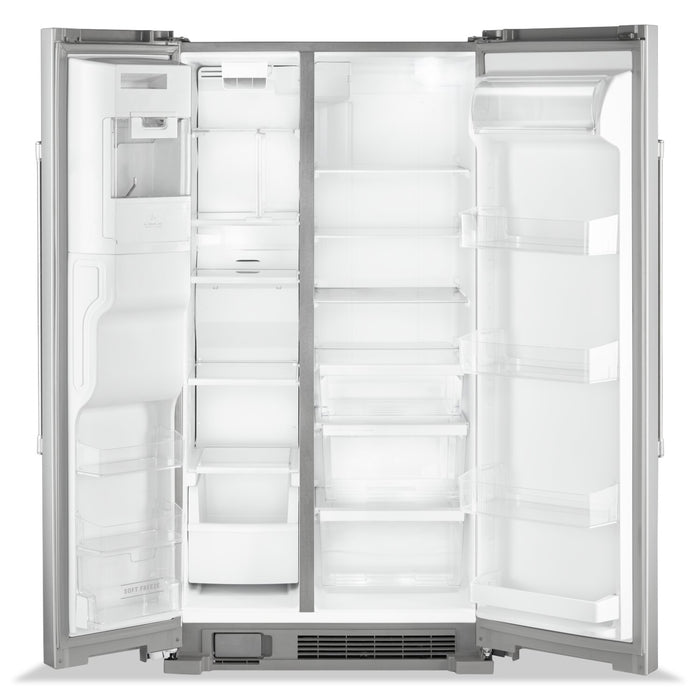 Maytag 36\" 25 Cu. Ft. Side-by-Side Refrigerator - Fingerprint Resistant Stainless Steel - MSS25C4MGZ