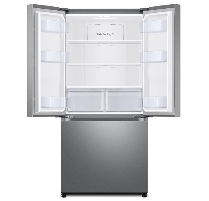 Samsung 33\" 17.5 Cu. Ft. Counter-Depth French-Door Refrigerator - Stainless Steel - RF18A5101SR/AA