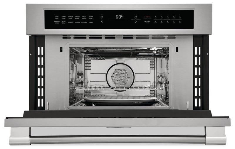 Frigidaire Professional 1.6 Cu. Ft. Built-In Microwave with Drop Down Door and Convection Cooking - Smudge-Proof® Stainless Steel - PMBD3080AF