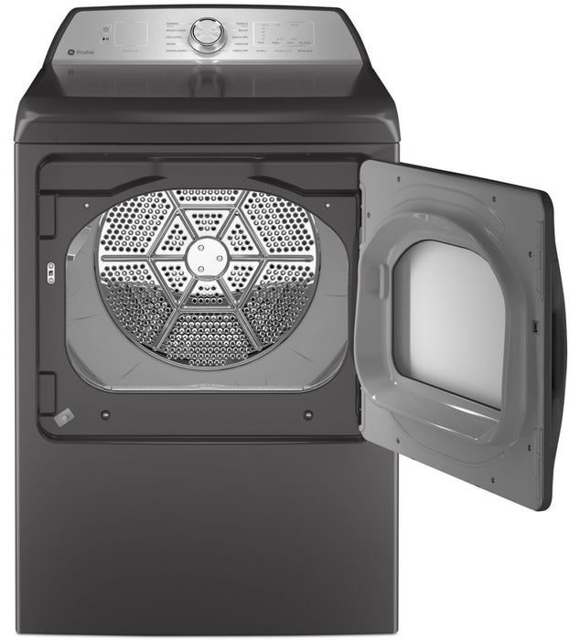 Profile 5.8 Cu. Ft. Top-Load Washer and 7.4 Cu. Ft. Electric Dryer - Diamond Grey