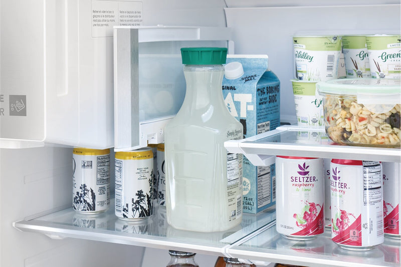 Frigidaire Gallery 36\" 21.5 Cu. Ft. Counter-Depth 4-Door Refrigerator - Smudge-Proof® Stainless Steel - GRQC2255BF