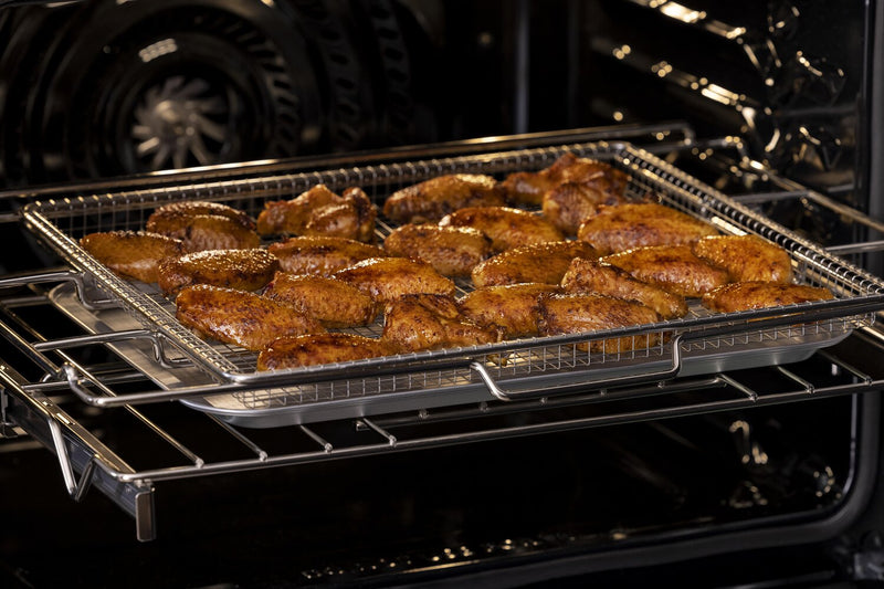 Frigidaire Gallery 27\" 3.8 Cu. Ft. Electric Single Wall Oven with Total Convection - Smudge-Proof® Black Stainless Steel - GCWS2767AD