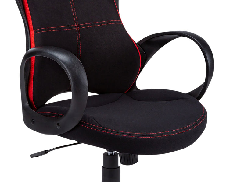 Skylar 26.5\" Gaming Chair - Black & Red