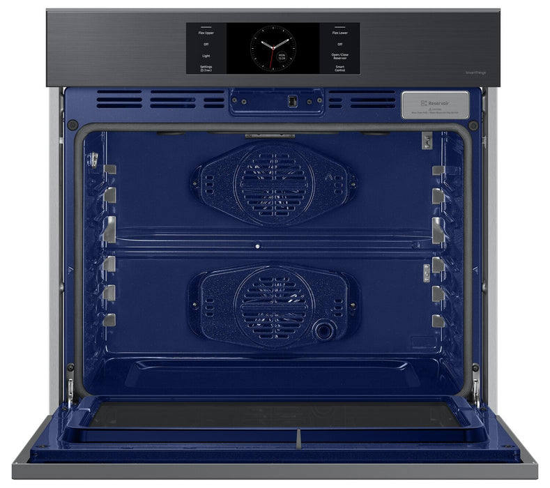 Samsung 30\" 5.1 Cu. Ft. Electric Single Wall Oven with AI Pro Cooking™ Camera and Air Sous Vide  - Matte Black - NV51CG700SMTAA