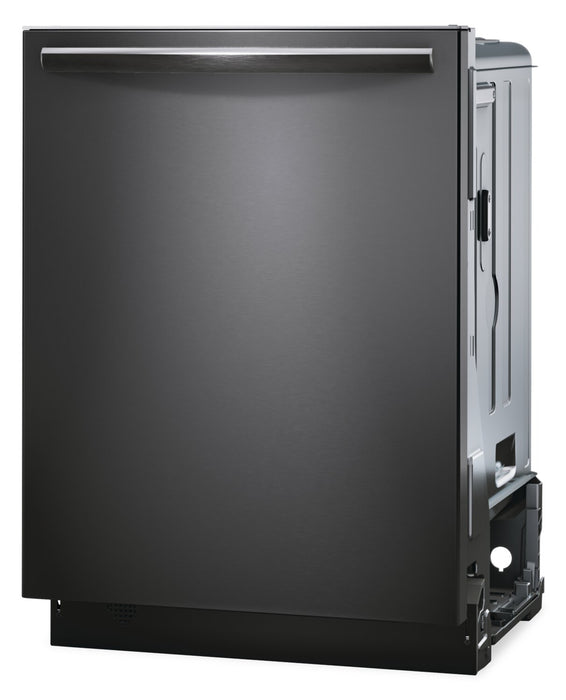 Frigidaire Gallery 24\" 47 dBA Built-In Top-Control Dishwasher - Smudge-Proof™ Black Stainless Steel - GDSH4715AD