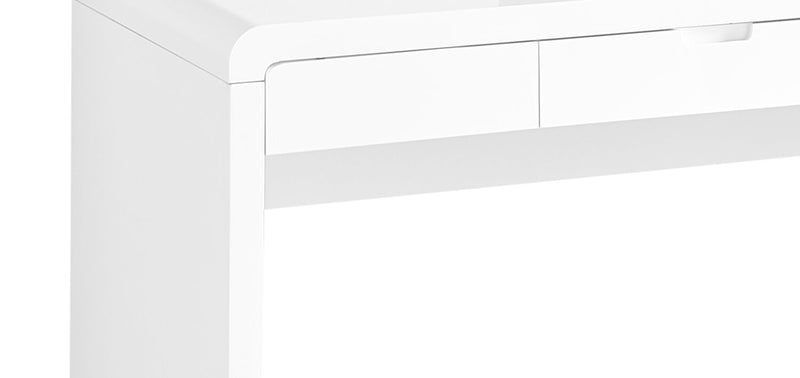 Hobson 47.25\" Office Desk - Glossy White