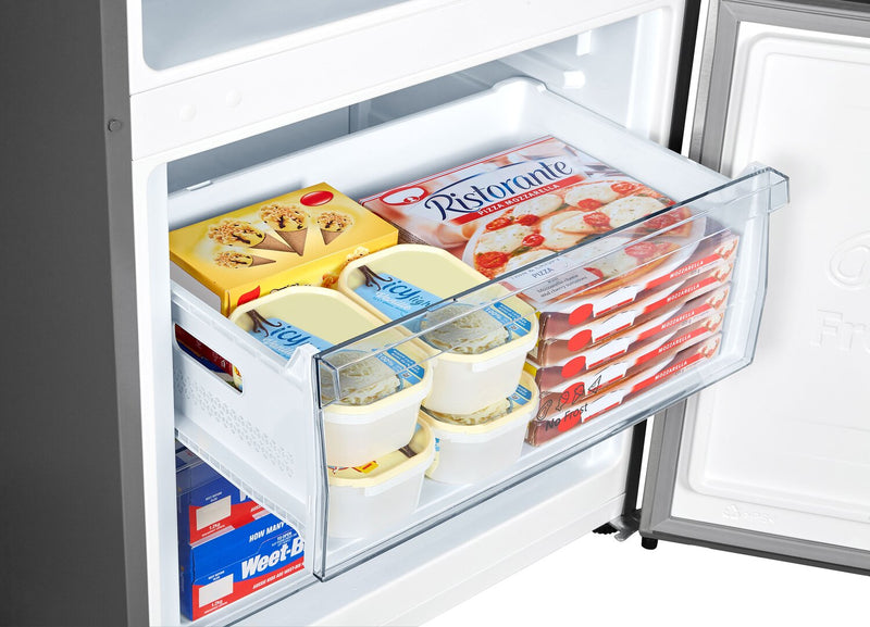 Hisense 27.7\" 14.7 Cu. Ft. Bottom-Mount Refrigerator - Titanium - RB15A2CSE