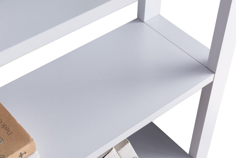 Oscar Owen 36\" Bookcase with Drawer & 6 Shelves - White