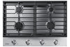 Samsung 30\" 4-Burner Gas Cooktop with Knob Controls - Stainless Steel - NA30R5310FS/AA