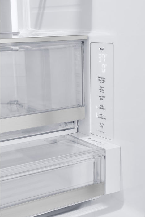 LG 36\" 26 Cu. Ft. French-Door Counter-Depth MAX™ Refrigerator - Smudge Proof Stainless Steel - LRYXC2606S