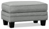 Made in Canada Tula 35\" Fabric Ottoman - Mist Grey
