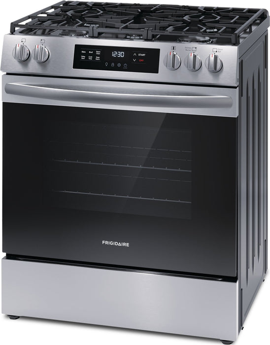 Frigidaire 5.1 Cu. Ft. Gas Range With Quick Preheat and Five Burner Cooktop - Stainless Steel - FCFG3062AS