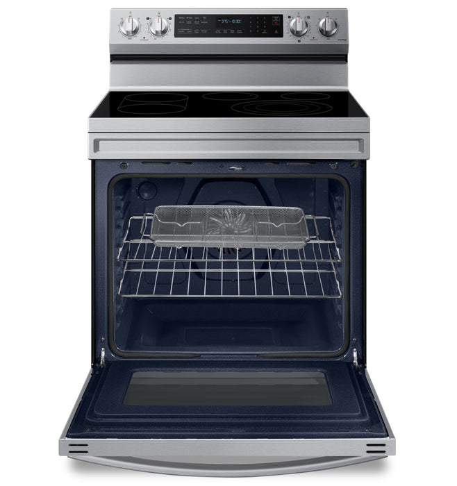 Samsung 6.3 Cu. Ft. Smart Electric Free Standing Range with Air Fry - Stainless Steel - NE63A6711SS/AC
