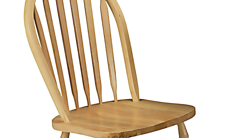 Hana Dining Chair, Wood, Slat-Back - Natural