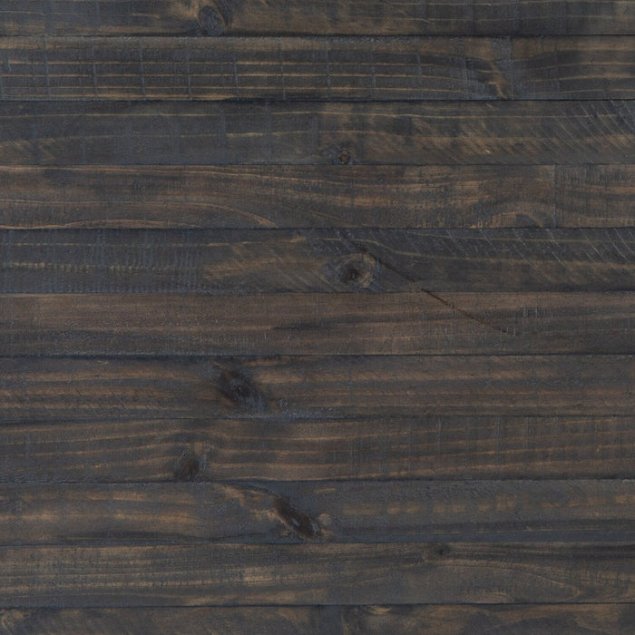 Axl 24\" Traditional Round Nesting End Tables - Dark Grey-Brown Wood