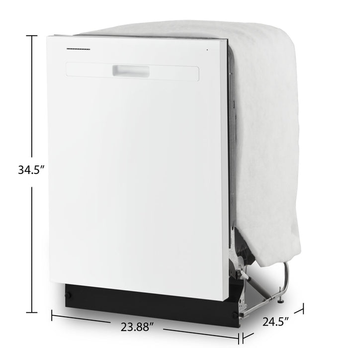 Whirlpool 24\" 55 dBA Built-In Top-Control Dishwasher - White - WDP540HAMW