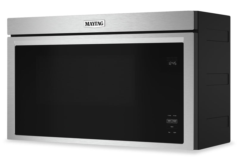 Maytag 1.1 Cu. Ft. Flush Over-the-Range Microwave with 900 Watts Cooking - Fingerprint Resistant Stainless Steel - YMMMF6030PZ