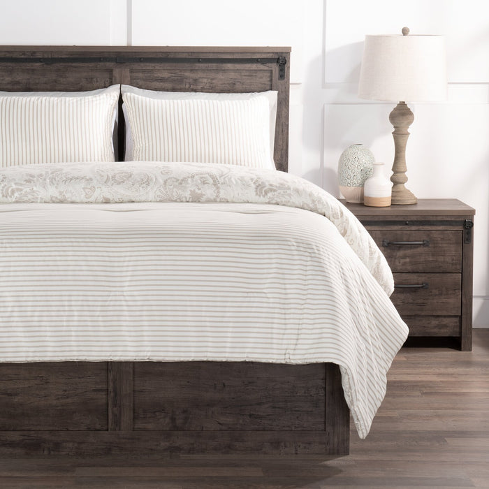 Indie Paisley 3-Piece King Comforter Set