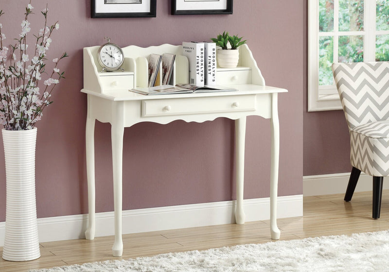 Samantha 36\" Queen Anne-Style Office Desk - White