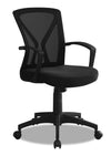 Dominic 23.5\" Office Chair with Mesh Back - Black