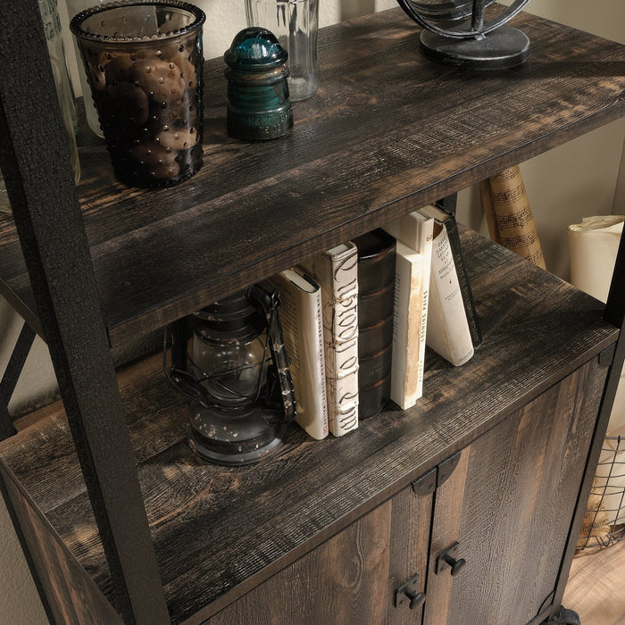 Lewis Office Credenza - Carbon Oak