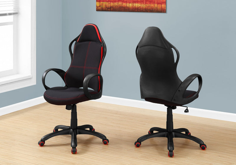 Skylar 26.5\" Gaming Chair - Black & Red