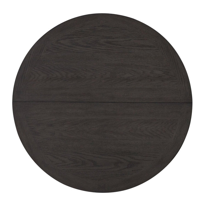 Dena 5pc Dining Set with Table & Chairs, 42-60\"W Extension, Round  - Dove Grey