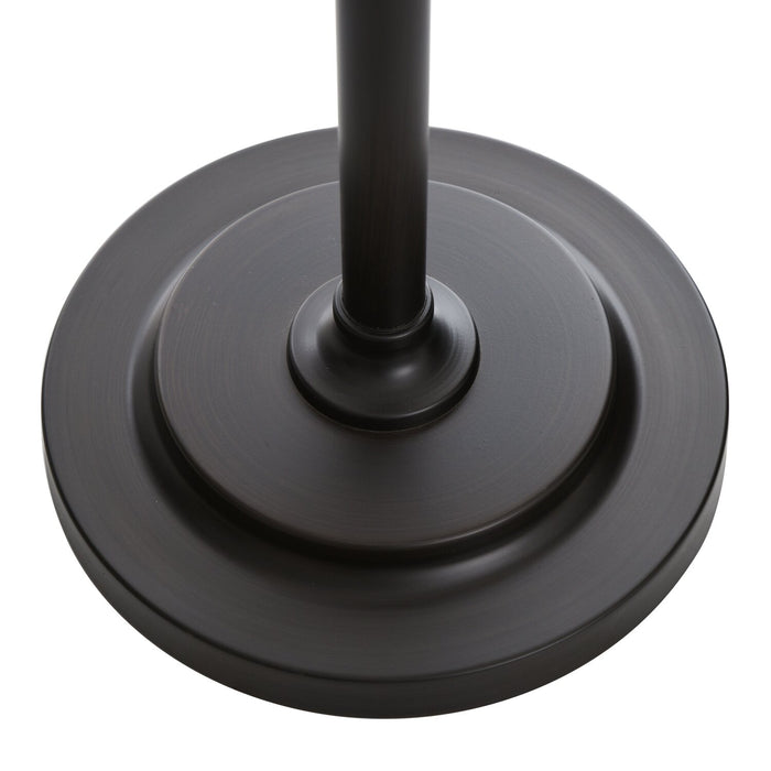 Delano 71.5\" Antiqued-Bronze with Black Wire Shade Table Lamp