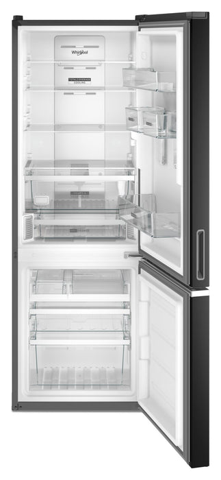 Whirlpool 24\" 12.9 Cu. Ft. Bottom-Mount Refrigerator - Black - WRB533CZJB