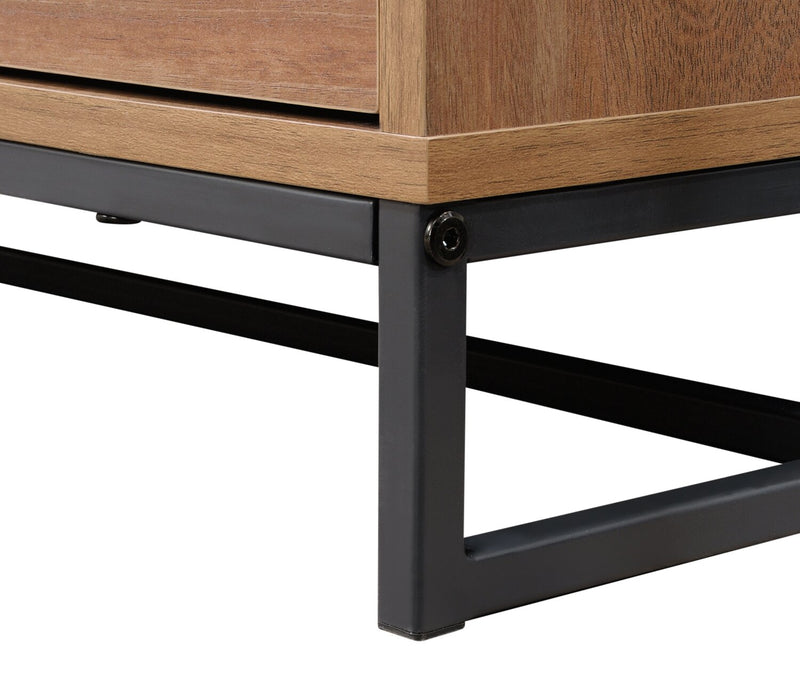 Taryn 27.95\" 2-Drawer Filing Cabinet - White & Light Brown