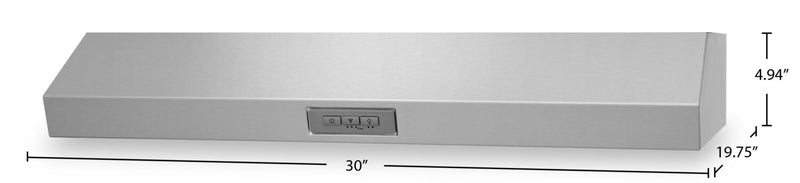 Frigidaire 30\" Under-Cabinet Range Hood - FCVW3052AS