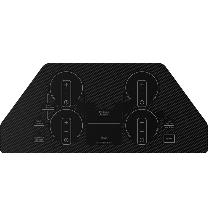 Profile 30\" 4-Element Electric Cooktop - Black - PEP7030DTBB