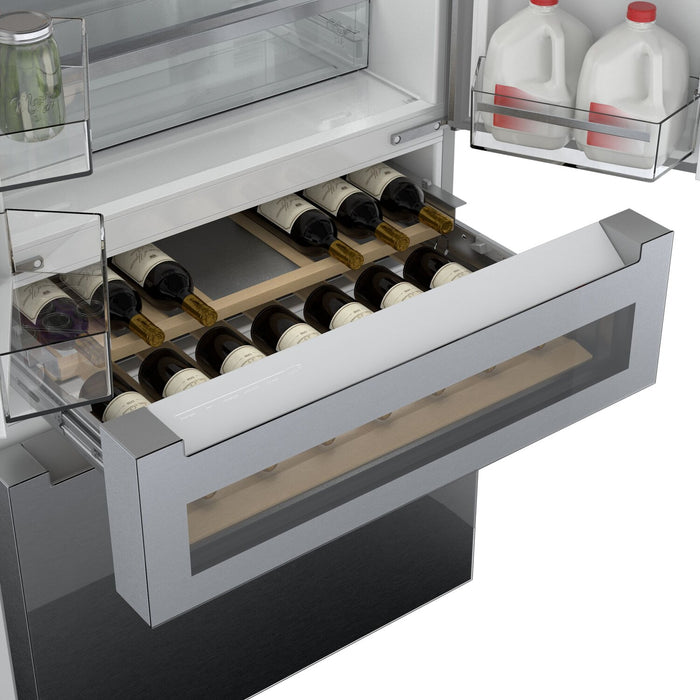 Bosch 20.5 Cu. Ft. French-Door Bottom Mount Refrigerator - B36CL81ENG