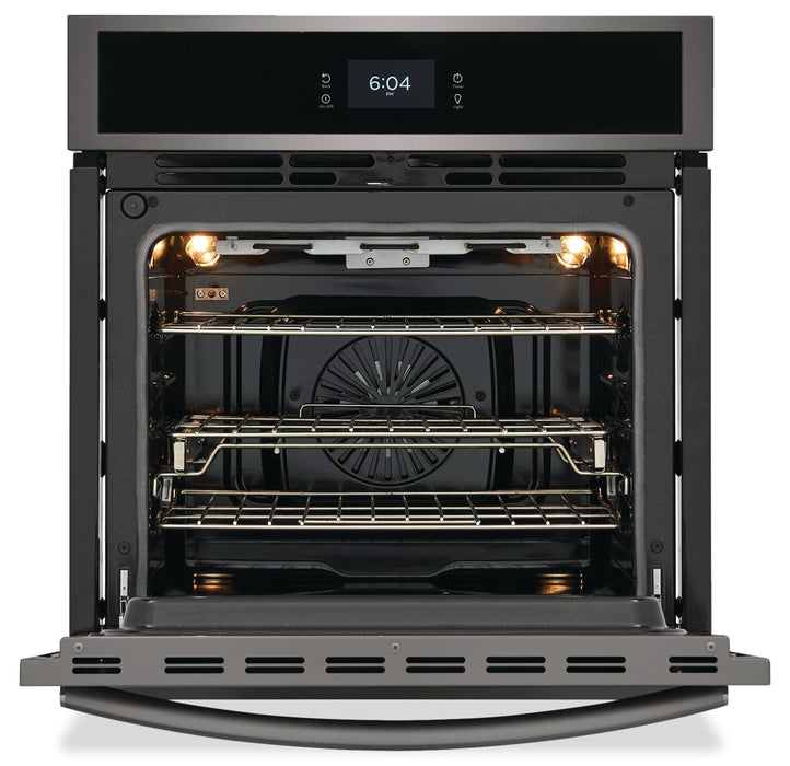 Frigidaire Gallery 27\" 3.8 Cu. Ft. Electric Single Wall Oven with Total Convection - Smudge-Proof® Black Stainless Steel - GCWS2767AD
