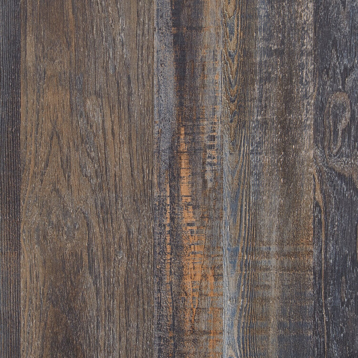 Abby Panel Bed with Headboard & Frame, LED, USB, Brown - Queen Size