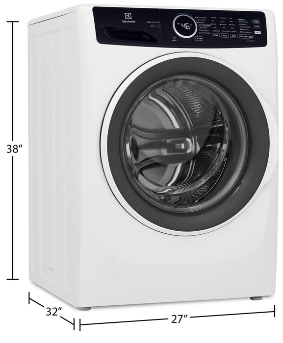 Electrolux 5.2 Cu. Ft. Front-Load High-Efficiency Steam Washer - White - Stackable - ELFW7437AW