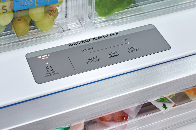 Frigidaire Gallery 36\" 23.3 Cu. Ft. Counter-Depth French-Door Refrigerator - Smudge-Proof® Stainless Steel - GRFG2353AF