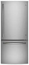 GE 30\" 20.9 Cu. Ft. Bottom-Mount Refrigerator - Stainless Steel Fingerprint Resistant  - GDE21DYRKFS