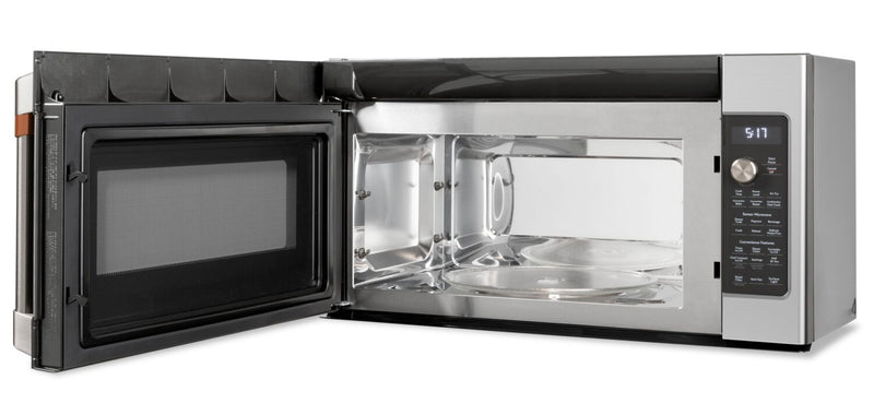 Cafe 1.7 Cu. Ft. Over-the-Range Microwave with Convection and Air Fry - Stainless - CVM517P2RS1