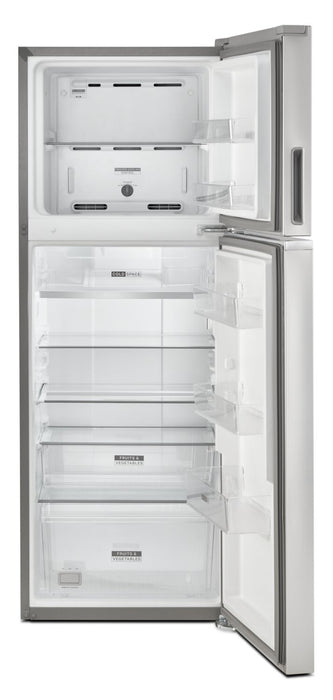 Whirlpool 24\" 12.9 Cu. Ft. Top-Mount Refrigerator - Fingerprint-Resistant Stainless Finish - WRT313CZLZ