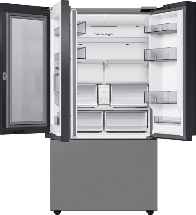 Samsung 36\" 24 Cu. Ft. Bespoke Counter-Depth with Beverage Centre Refrigerator - Stainless Steel - RF24BB6600QLAA