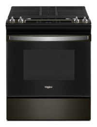 Whirlpool 5 Cu. Ft. Gas Range with Self-Clean - Black Stainless - WEG515S0LV