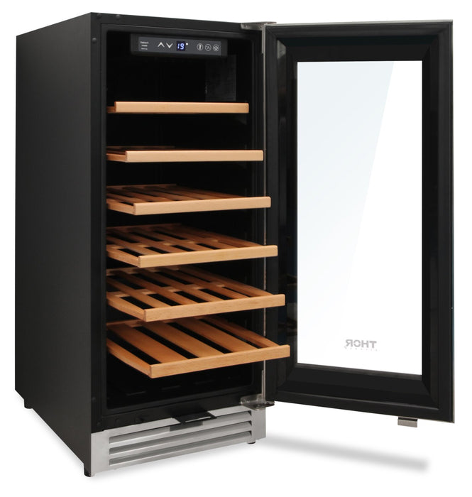 Thor 15\" 3.1 Cu. Ft. Single-Door Refrigerator - Stainless Steel - TWC1501-SS