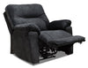 Made in Canada Gybson 38\" Fabric Glider Reclining Chair - Graphite Grey