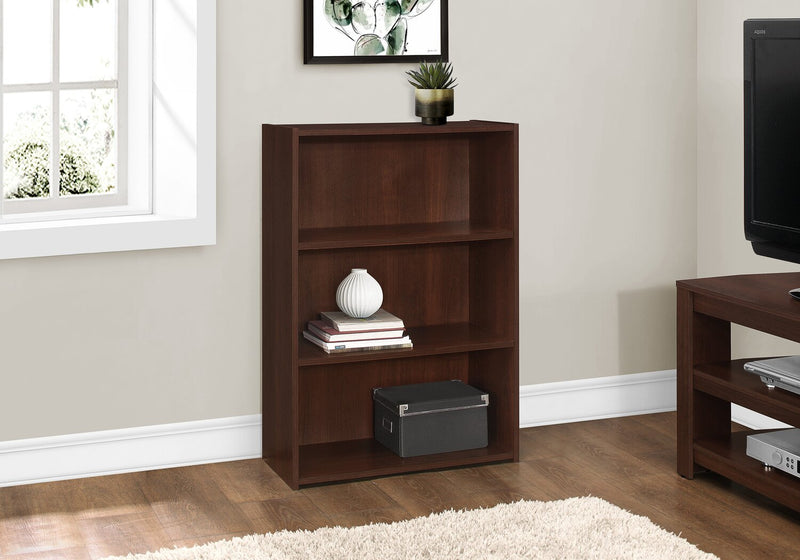 Slade 24.75\" 3-Shelf Bookcase - Cherry