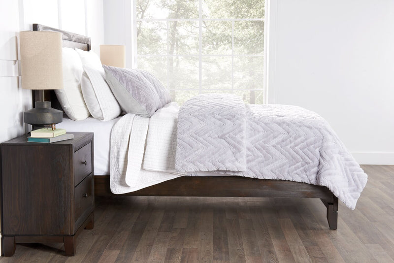 Tilda 3-Piece King Comforter Set - Grey